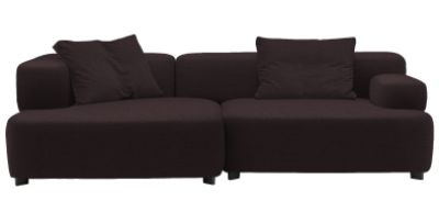 Alphabet 3-Sitzer Sofa Armlehne Links Fritz Hansen